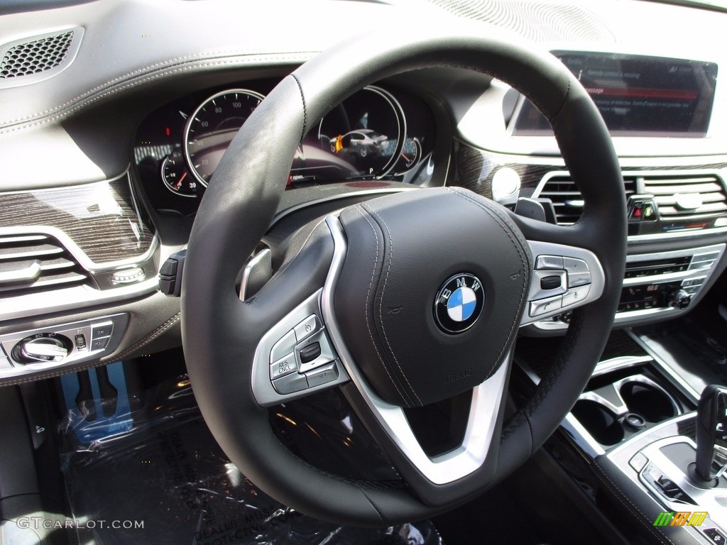 2018 7 Series 740i xDrive Sedan - Black Sapphire Metallic / Black photo #13