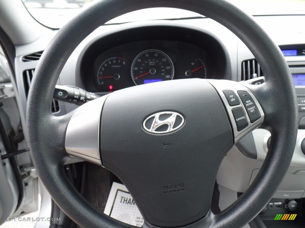 2010 Elantra GLS - Liquid Silver / Gray photo #17