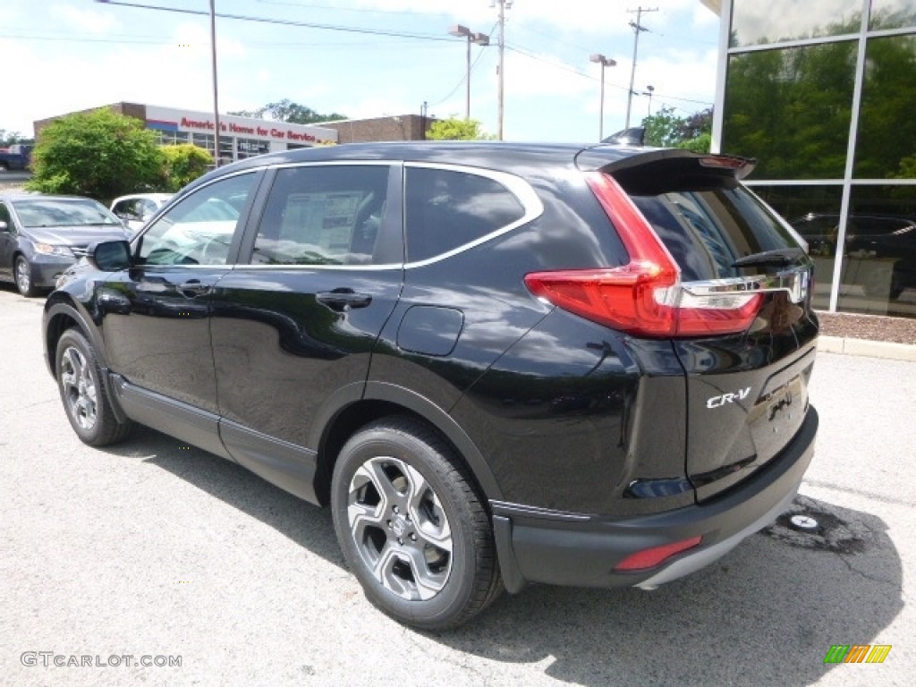 2017 CR-V EX AWD - Crystal Black Pearl / Black photo #2