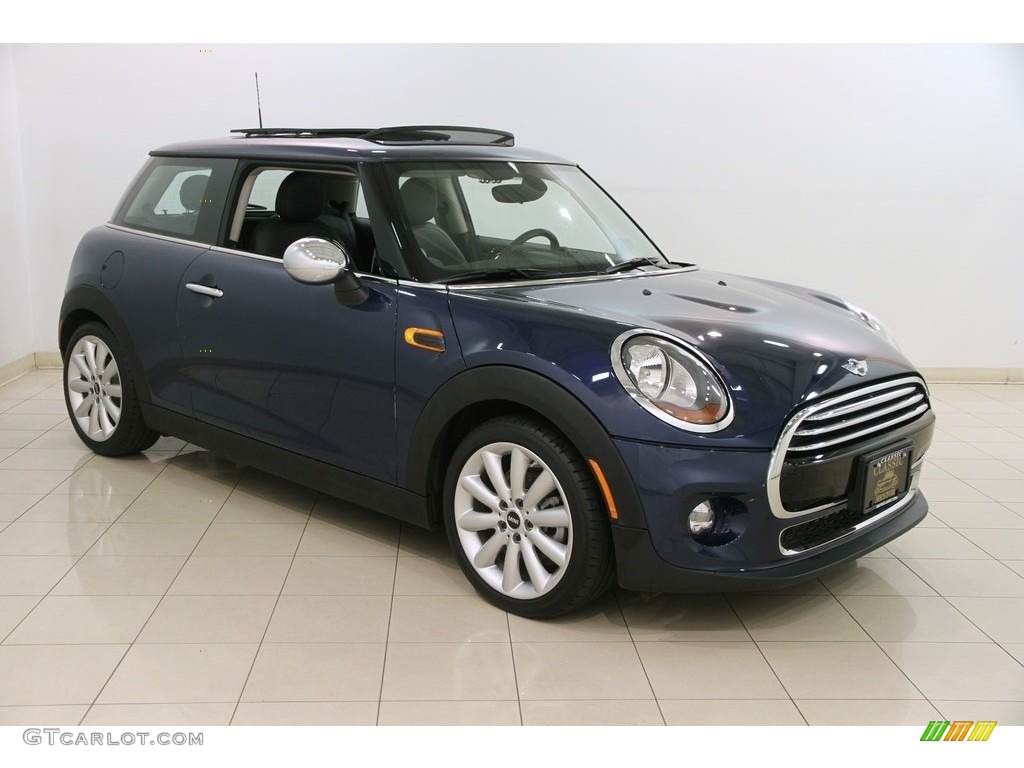 2014 Cooper Hardtop - Deep Blue Metallic / Carbon Black photo #1