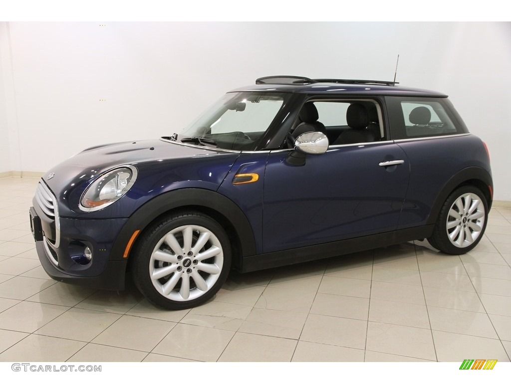 2014 Cooper Hardtop - Deep Blue Metallic / Carbon Black photo #3