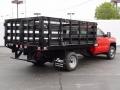 Cardinal Red - Sierra 3500HD Regular Cab Stake Truck Photo No. 2