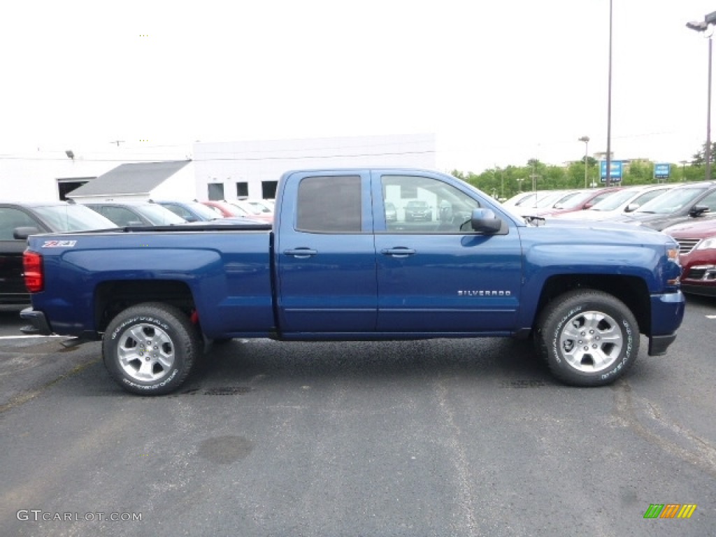 2017 Silverado 1500 LT Double Cab 4x4 - Deep Ocean Blue Metallic / Jet Black photo #5