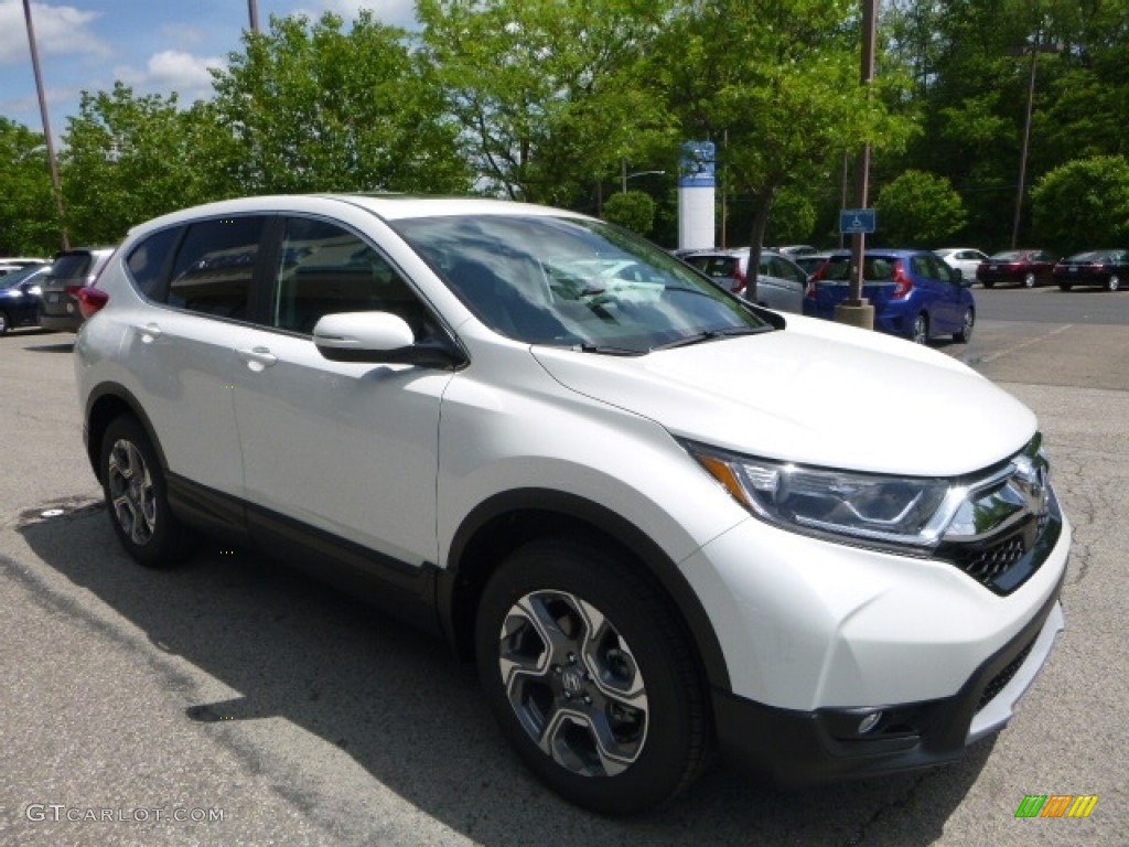 2017 CR-V EX-L AWD - White Diamond Pearl / Black photo #5
