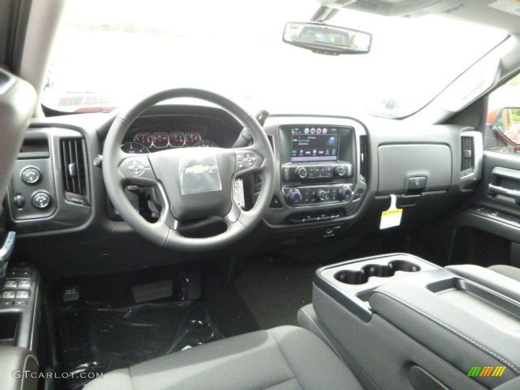 2017 Silverado 1500 LT Double Cab 4x4 - Red Hot / Jet Black photo #15