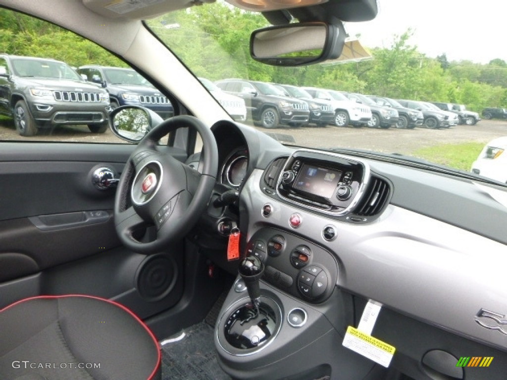 2017 Fiat 500c Pop Nero (Black) Dashboard Photo #120616215