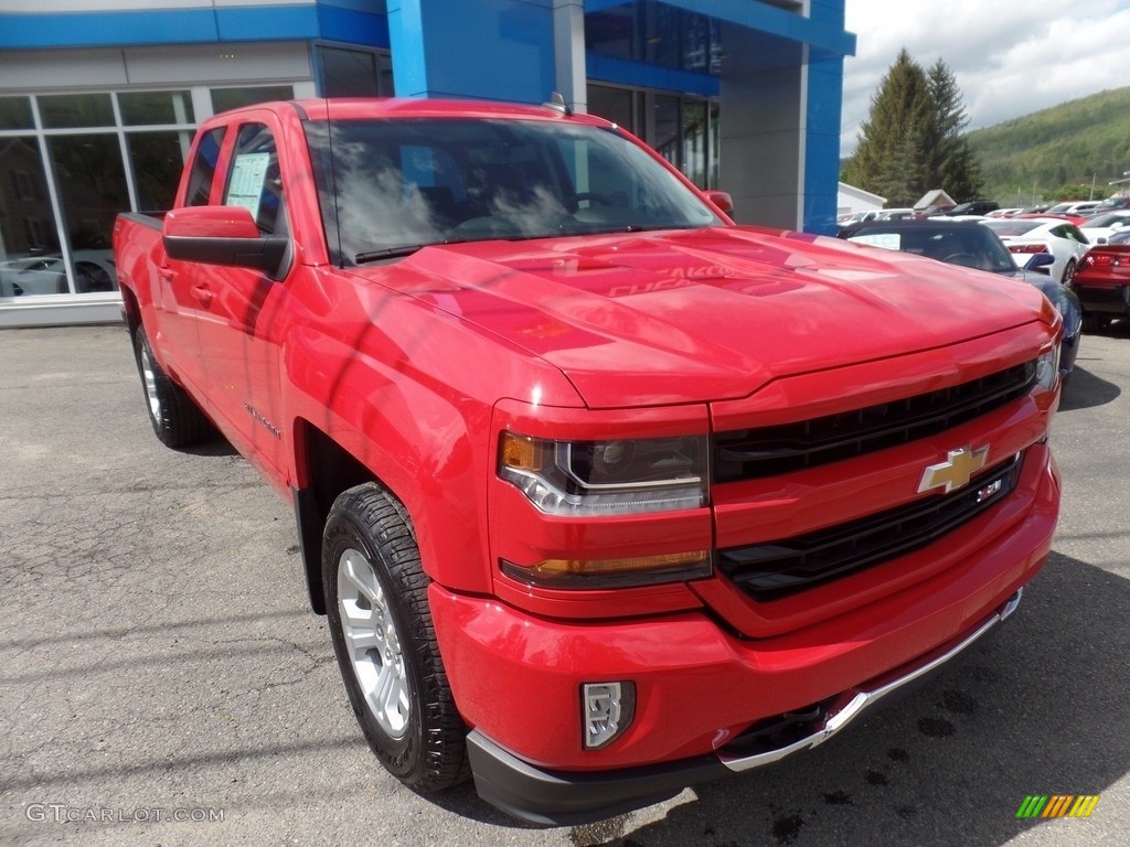 2017 Silverado 1500 LT Double Cab 4x4 - Red Hot / Jet Black photo #1