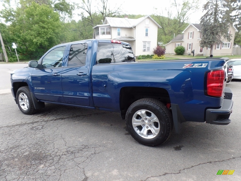 2017 Silverado 1500 LT Double Cab 4x4 - Deep Ocean Blue Metallic / Dark Ash/Jet Black photo #5