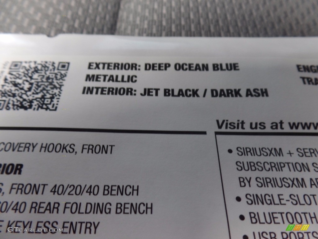 2017 Silverado 1500 LT Double Cab 4x4 - Deep Ocean Blue Metallic / Dark Ash/Jet Black photo #40