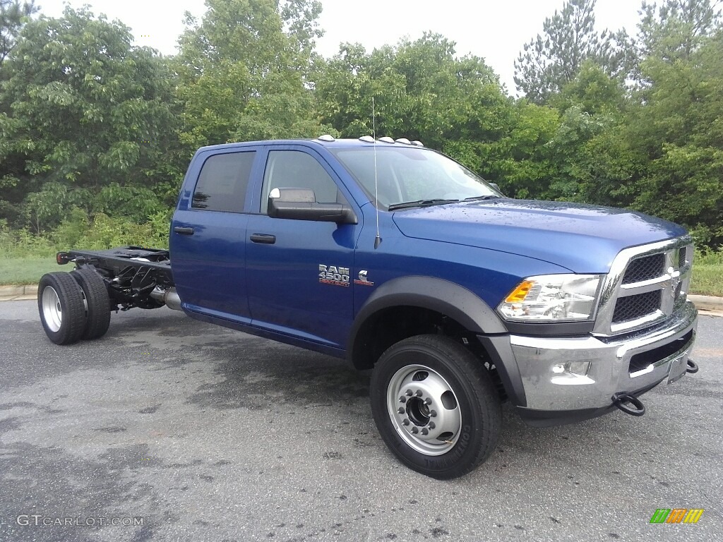 2017 4500 Tradesman Crew Cab Chassis - Blue Streak Pearl / Black/Diesel Gray photo #4