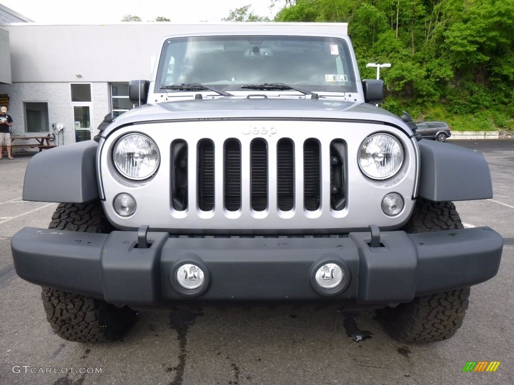 2017 Wrangler Unlimited Sport 4x4 - Billet Silver Metallic / Black photo #9