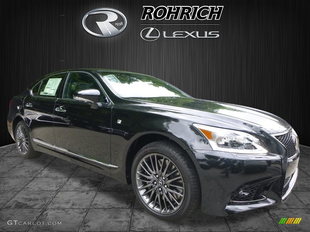 2017 LS 460 AWD - Caviar / Black/Saddle Tan photo #1