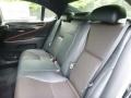 2017 Lexus LS Black/Saddle Tan Interior Rear Seat Photo