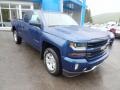 Deep Ocean Blue Metallic - Silverado 1500 LT Double Cab 4x4 Photo No. 3