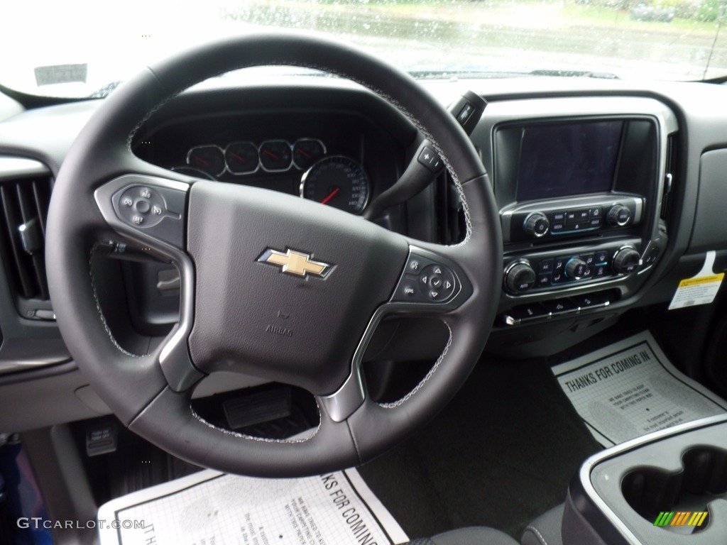 2017 Silverado 1500 LT Double Cab 4x4 - Deep Ocean Blue Metallic / Jet Black photo #19