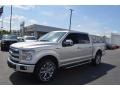 2017 Ingot Silver Ford F150 Lariat SuperCrew 4X4  photo #3