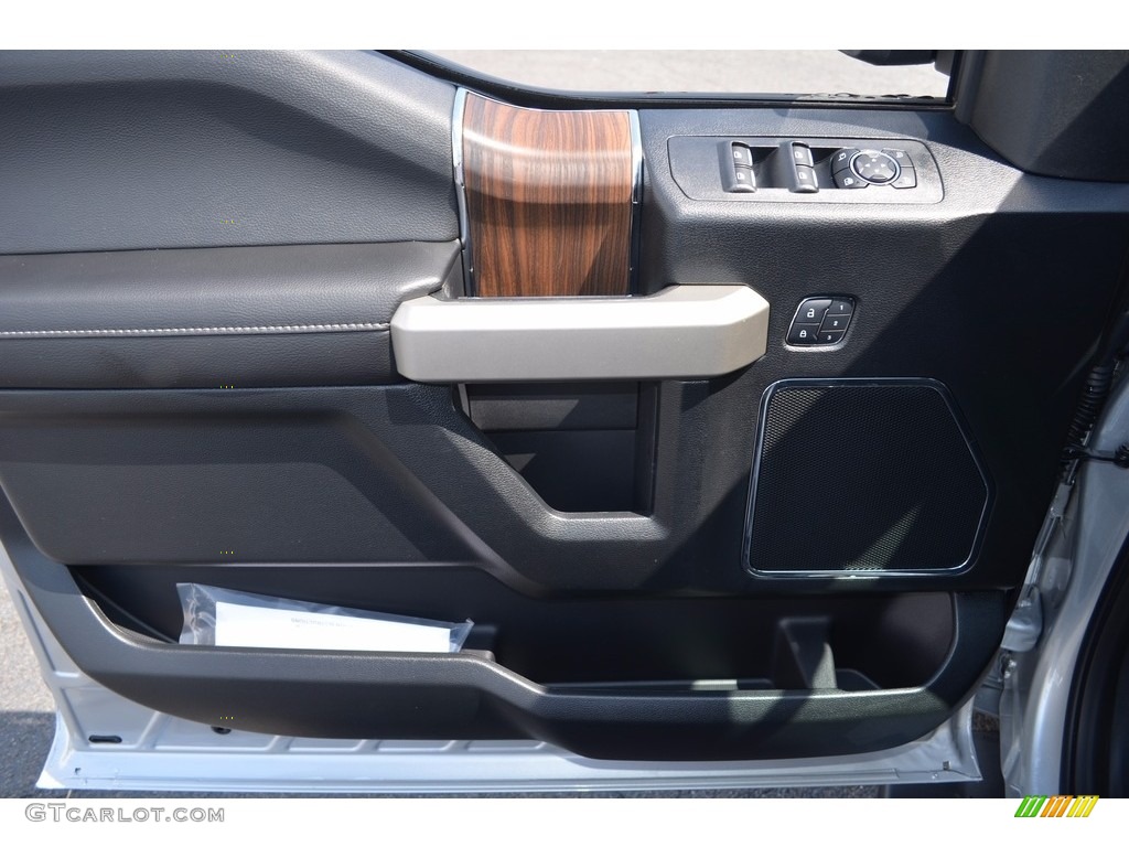2017 F150 Lariat SuperCrew 4X4 - Ingot Silver / Black photo #7