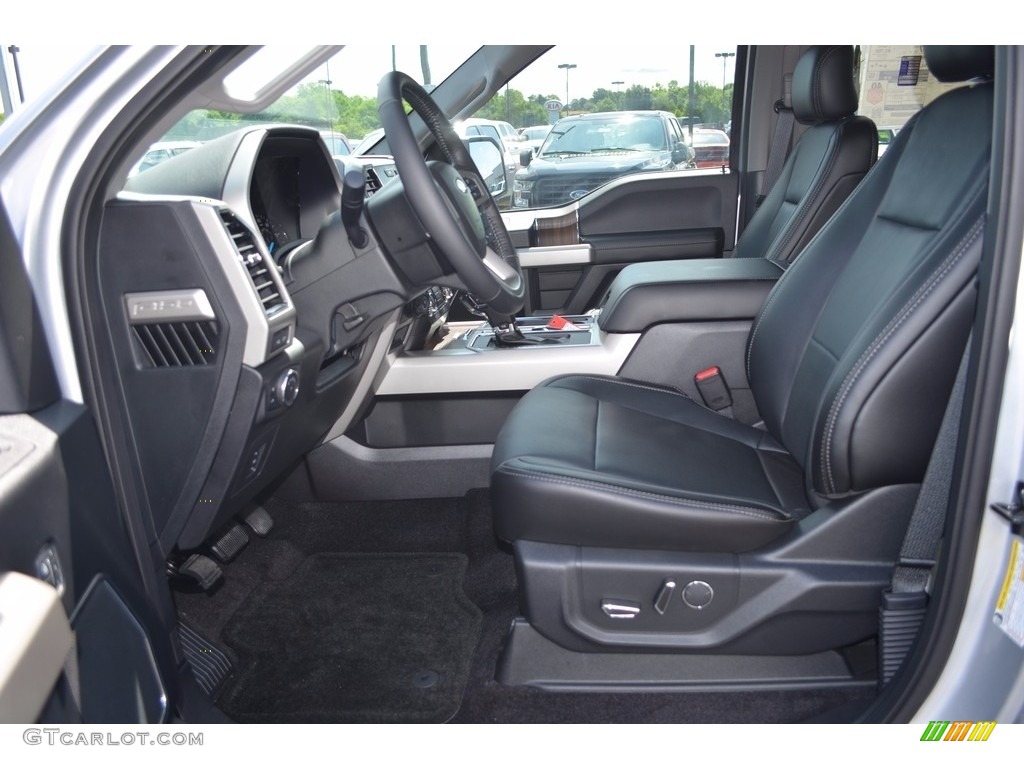 2017 F150 Lariat SuperCrew 4X4 - Ingot Silver / Black photo #8