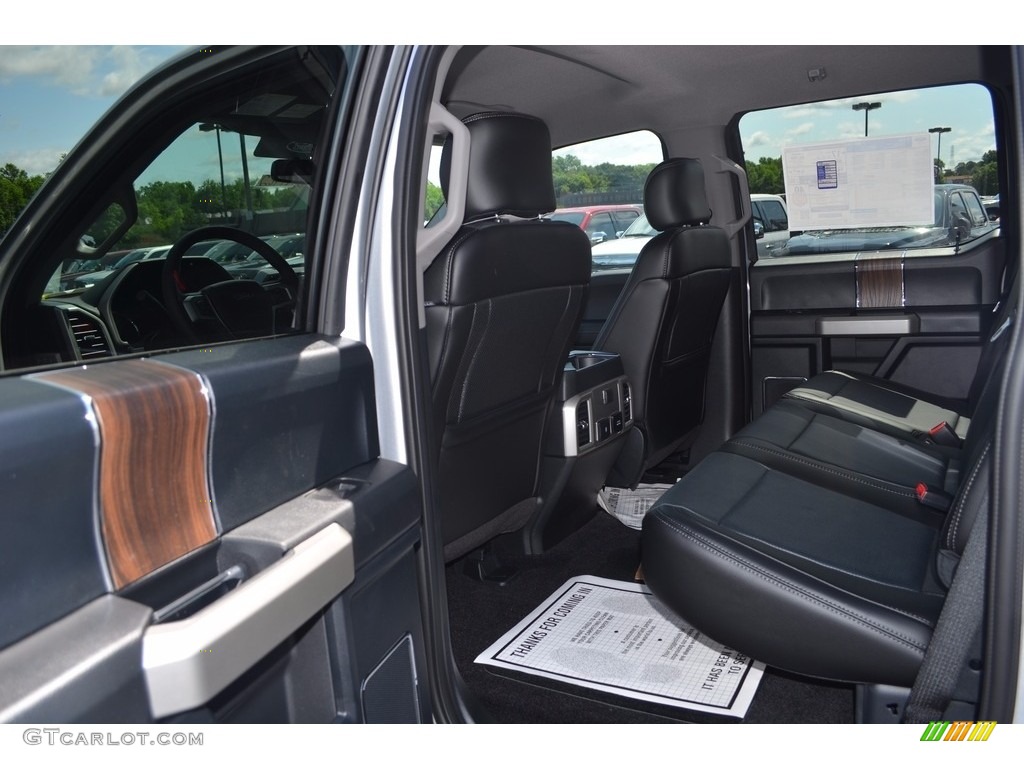 2017 F150 Lariat SuperCrew 4X4 - Ingot Silver / Black photo #10