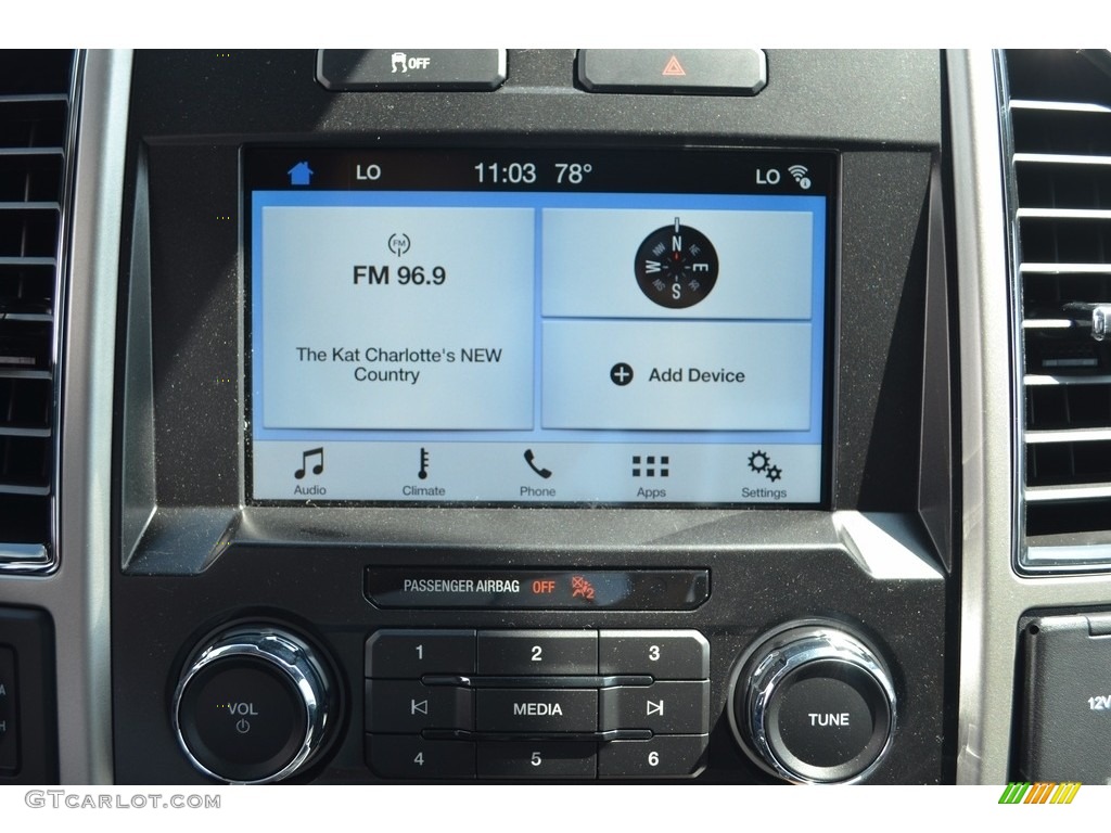 2017 F150 Lariat SuperCrew 4X4 - Ingot Silver / Black photo #11