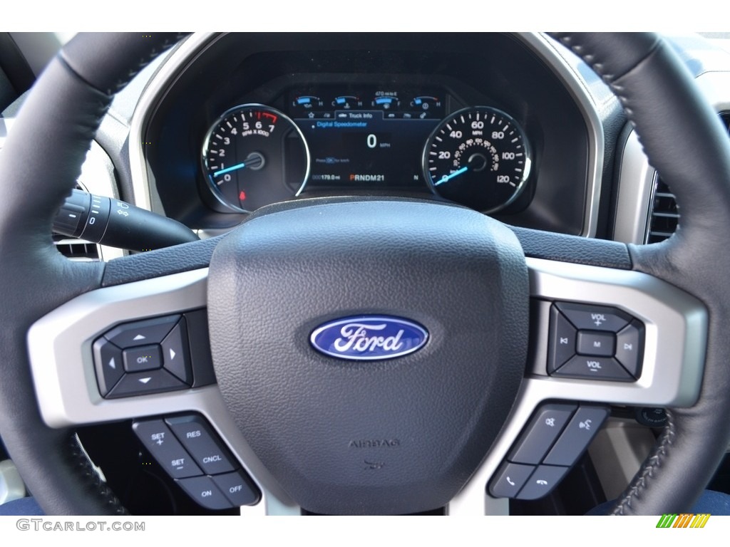 2017 F150 Lariat SuperCrew 4X4 - Ingot Silver / Black photo #22