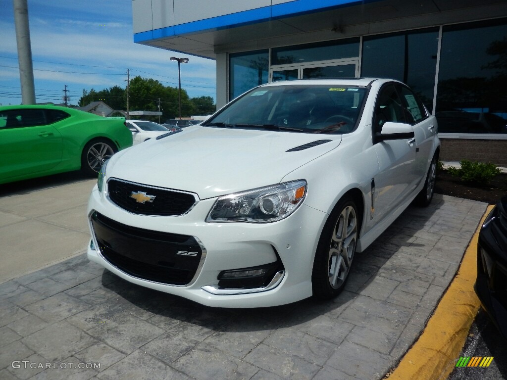 2017 SS Sedan - Heron White / Jet Black photo #1