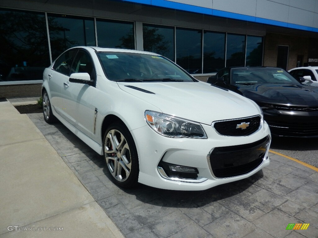 2017 SS Sedan - Heron White / Jet Black photo #3