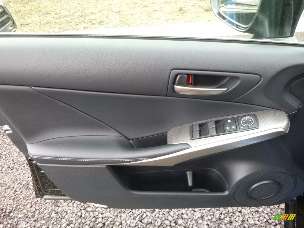 2017 Lexus IS 350 F Sport AWD Black Door Panel Photo #120622266