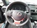 2017 Lexus IS Black Interior Steering Wheel Photo