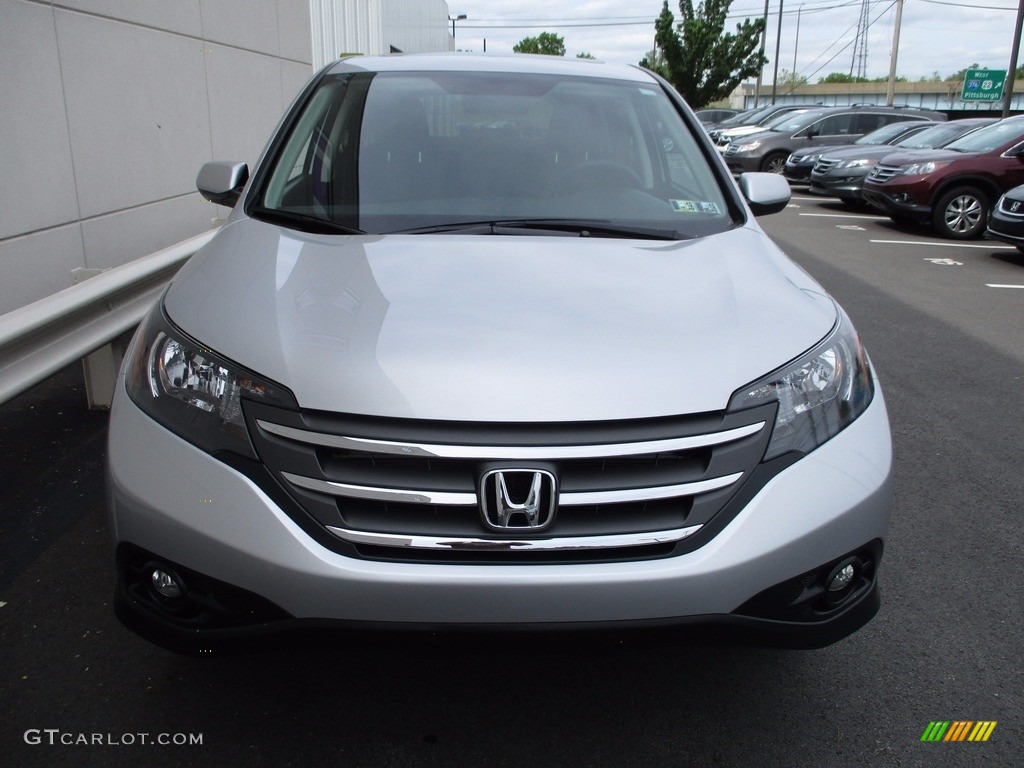 2014 CR-V EX AWD - Alabaster Silver Metallic / Black photo #8