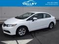 Taffeta White - Civic LX Sedan Photo No. 1