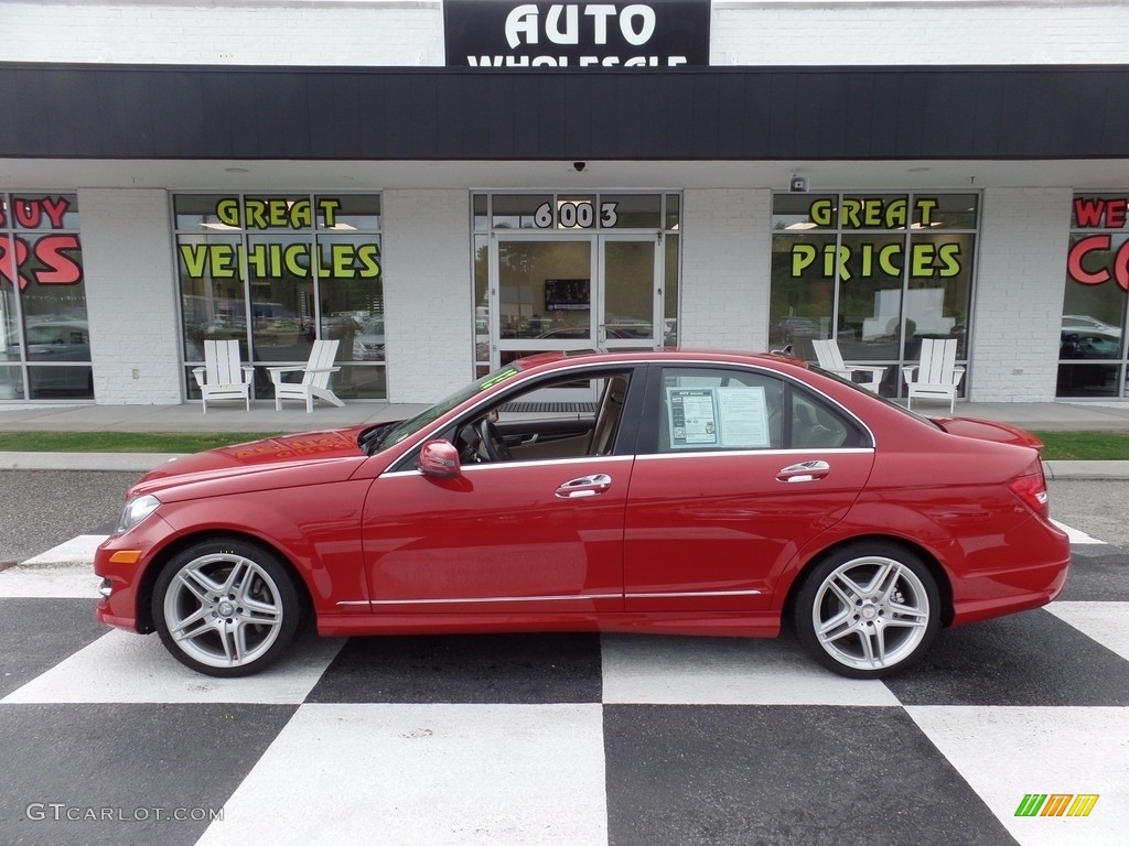 Mars Red Mercedes-Benz C