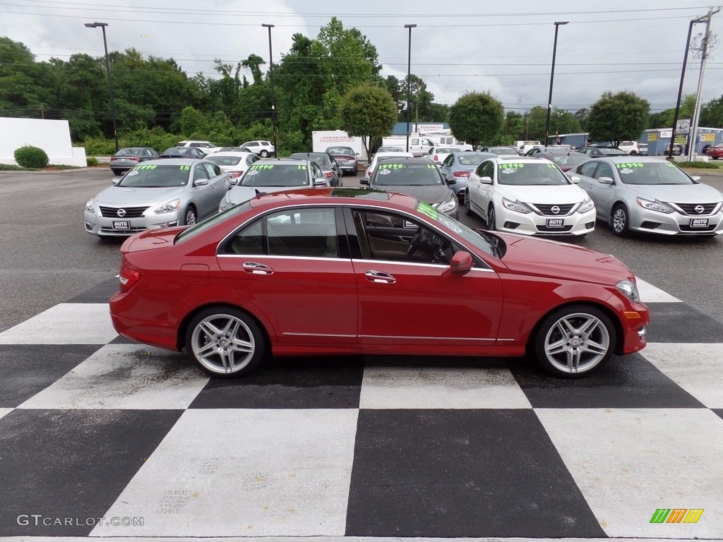2013 C 350 Sport - Mars Red / Almond Beige photo #3