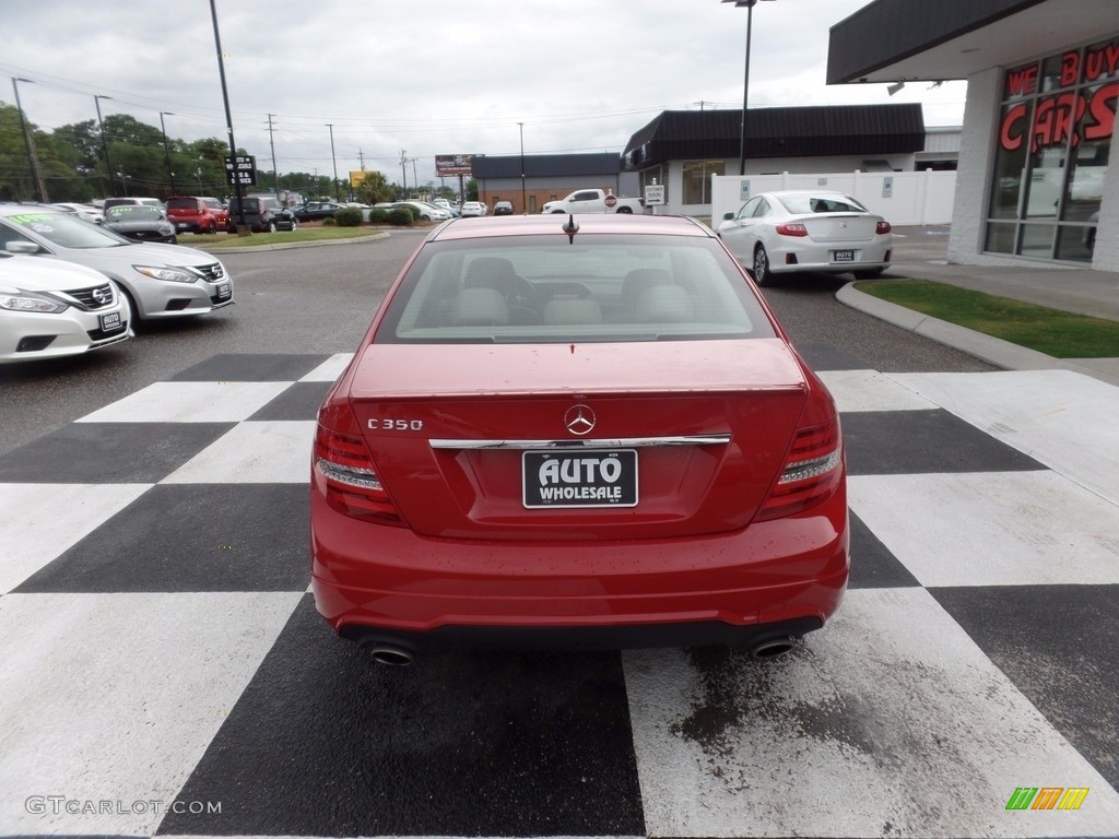 2013 C 350 Sport - Mars Red / Almond Beige photo #4