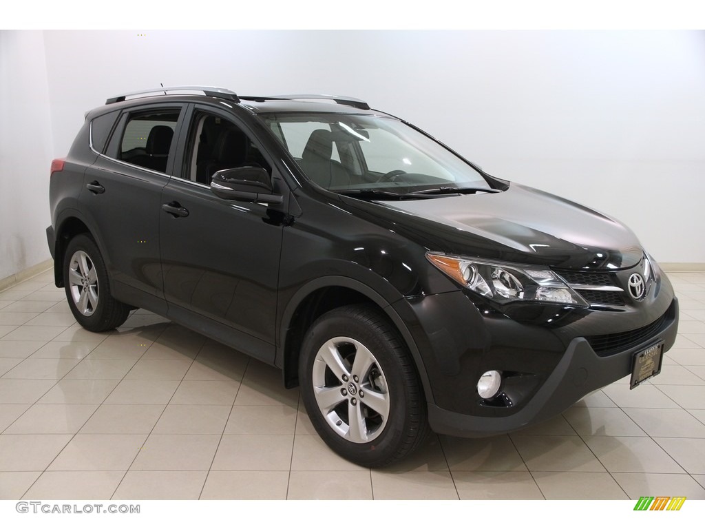 2015 RAV4 XLE - Black / Black photo #1