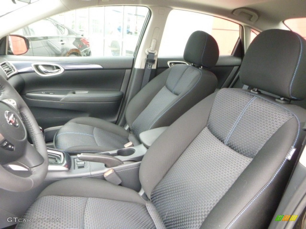 Charcoal Interior 2017 Nissan Sentra SR Turbo Photo #120625127