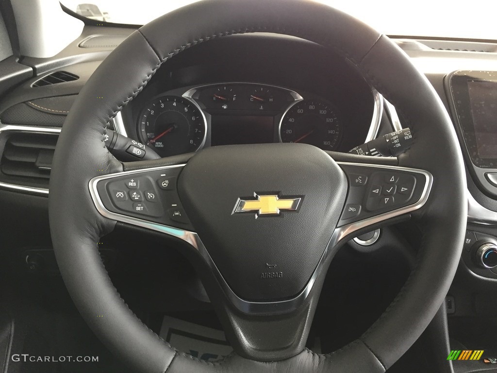 2018 Chevrolet Equinox Premier Jet Black Steering Wheel Photo #120625172