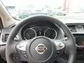 2017 Nissan Sentra Charcoal Interior Steering Wheel Photo