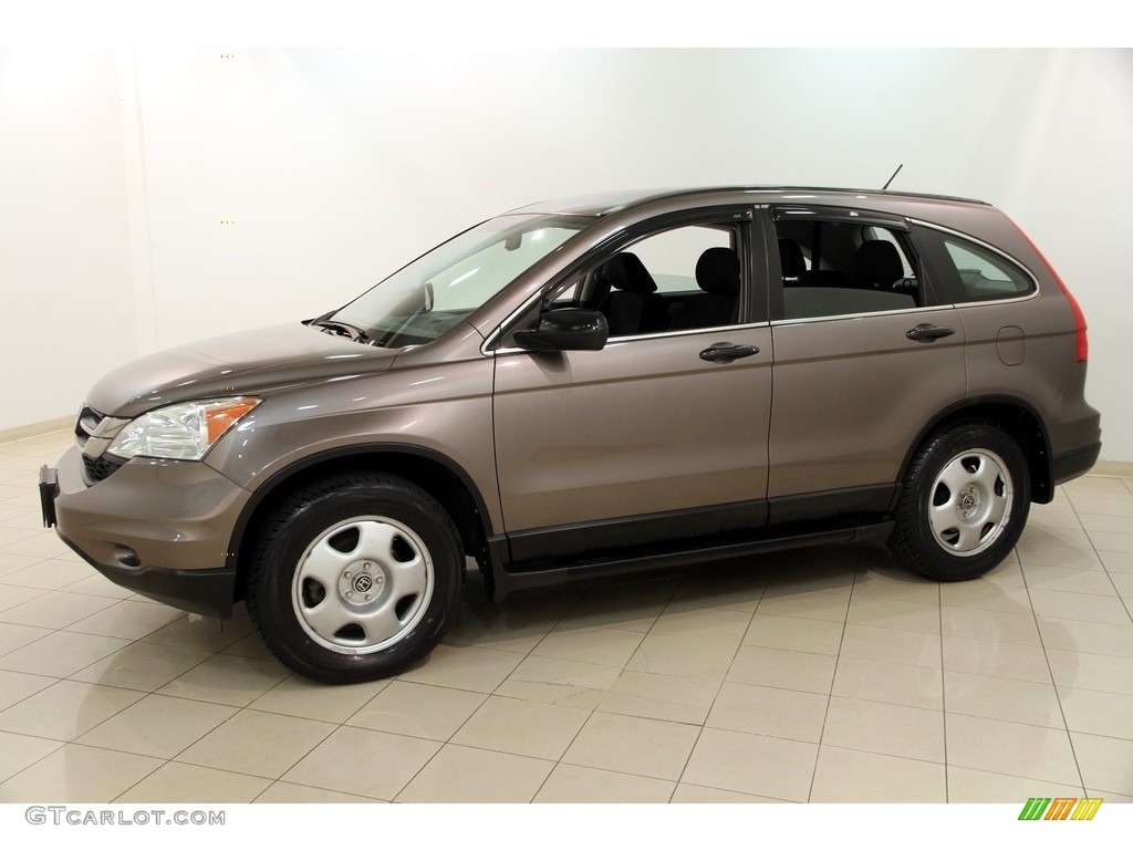 2011 CR-V LX 4WD - Urban Titanium Metallic / Black photo #3