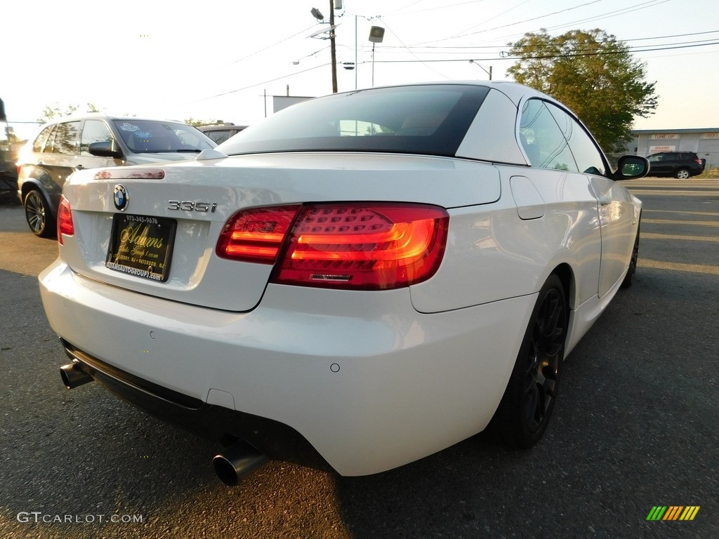 2011 3 Series 335i Convertible - Alpine White / Coral Red/Black Dakota Leather photo #5