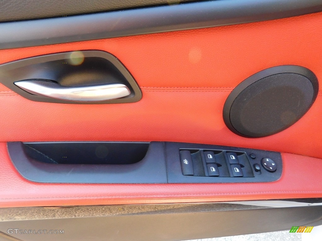 2011 3 Series 335i Convertible - Alpine White / Coral Red/Black Dakota Leather photo #9