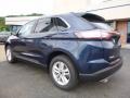 2017 Blue Jeans Metallic Ford Edge SEL AWD  photo #5