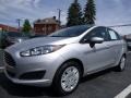 Ingot Silver Metallic - Fiesta S Sedan Photo No. 3