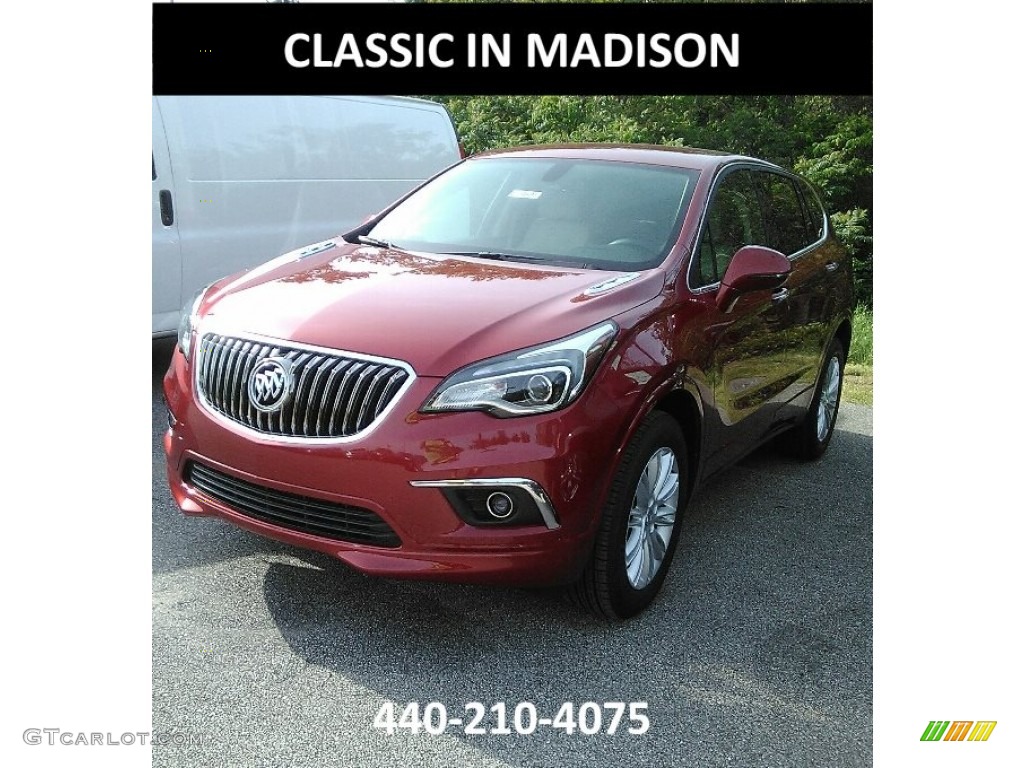 2017 Envision Preferred AWD - Chili Red Metallic / Light Neutral photo #1
