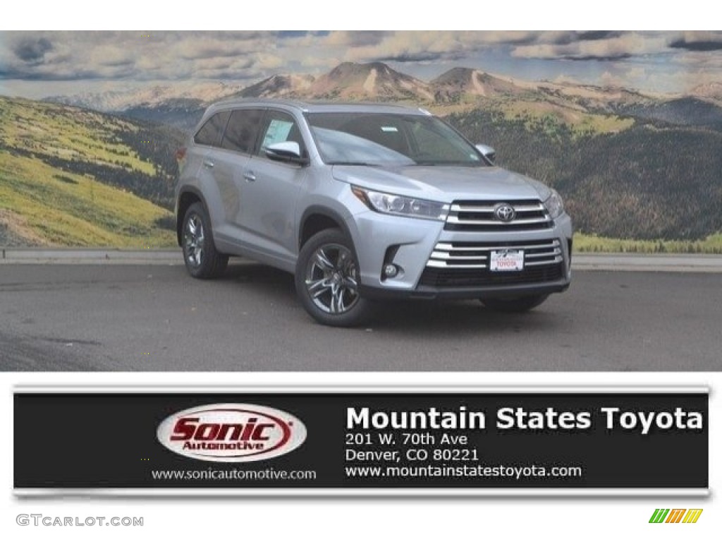 2017 Highlander Limited AWD - Celestial Silver Metallic / Black photo #1