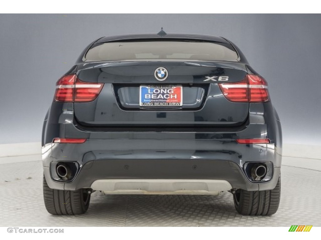 2014 X6 xDrive35i - Midnight Blue Metallic / Black photo #3