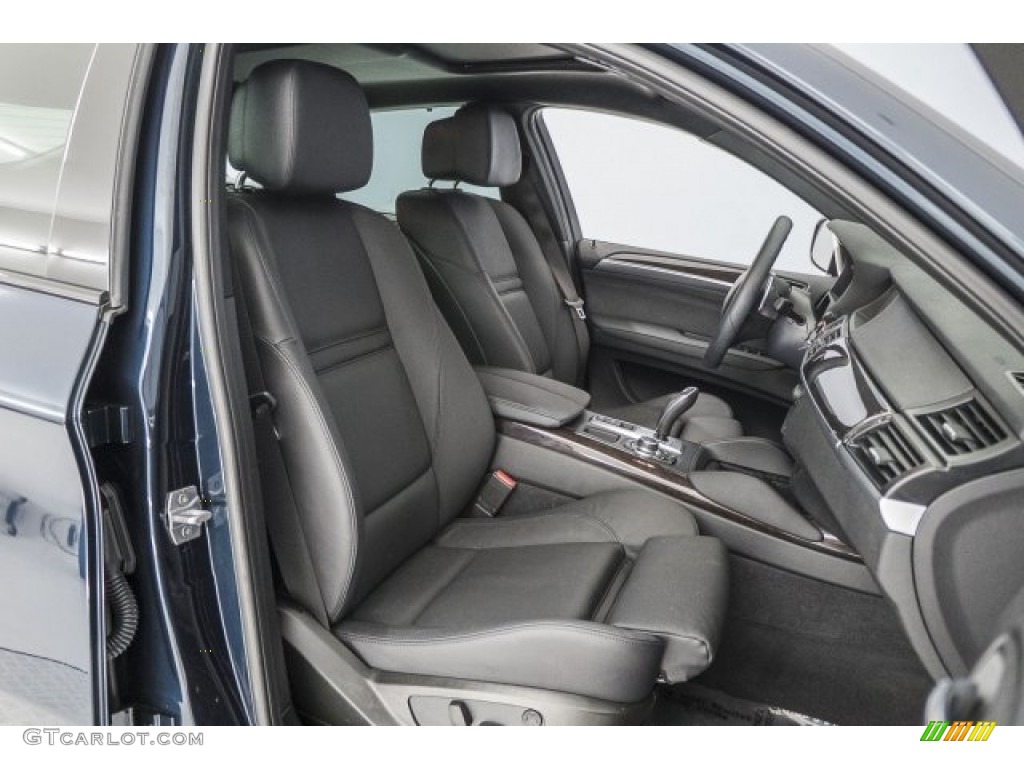 2014 X6 xDrive35i - Midnight Blue Metallic / Black photo #6
