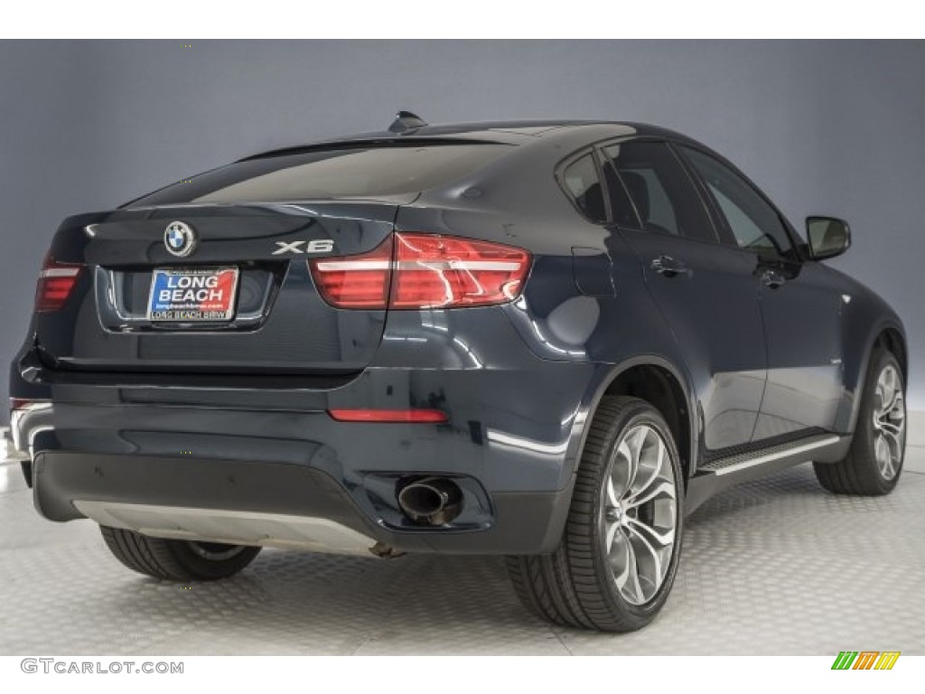 2014 X6 xDrive35i - Midnight Blue Metallic / Black photo #13