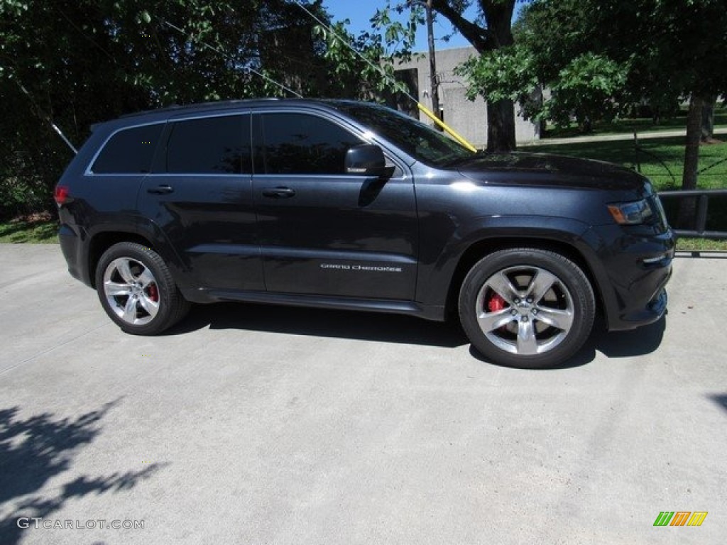 2014 Grand Cherokee SRT 4x4 - Brilliant Black Crystal Pearl / SRT Morocco Black photo #1