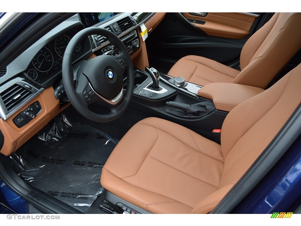 2017 3 Series 330i xDrive Sedan - Imperial Blue Metallic / Saddle Brown photo #10